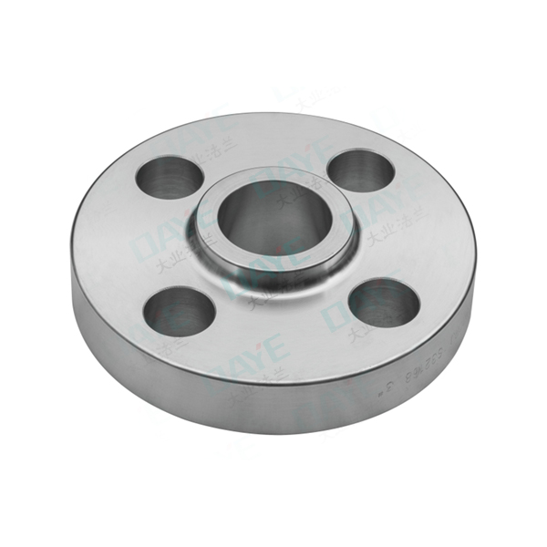 Flat welding flange with neck