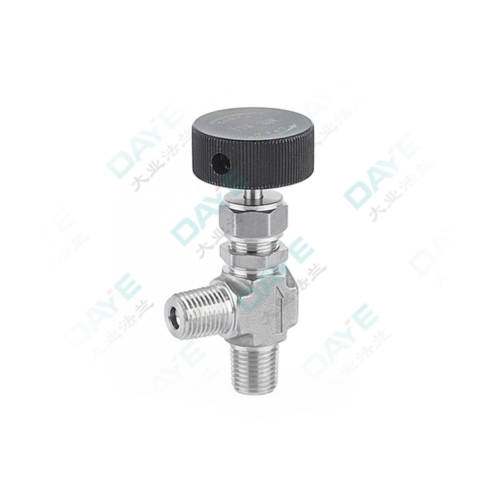 External thread needle valve