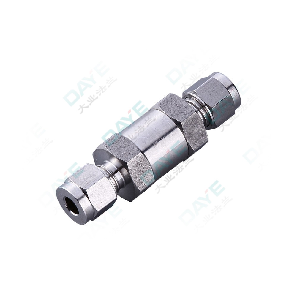 Ferrule check valve