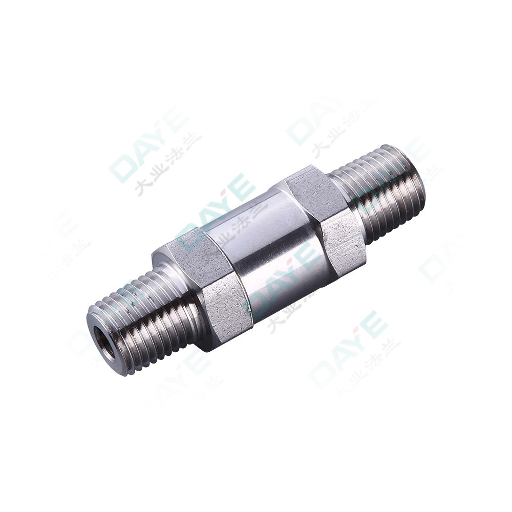 External thread check valve