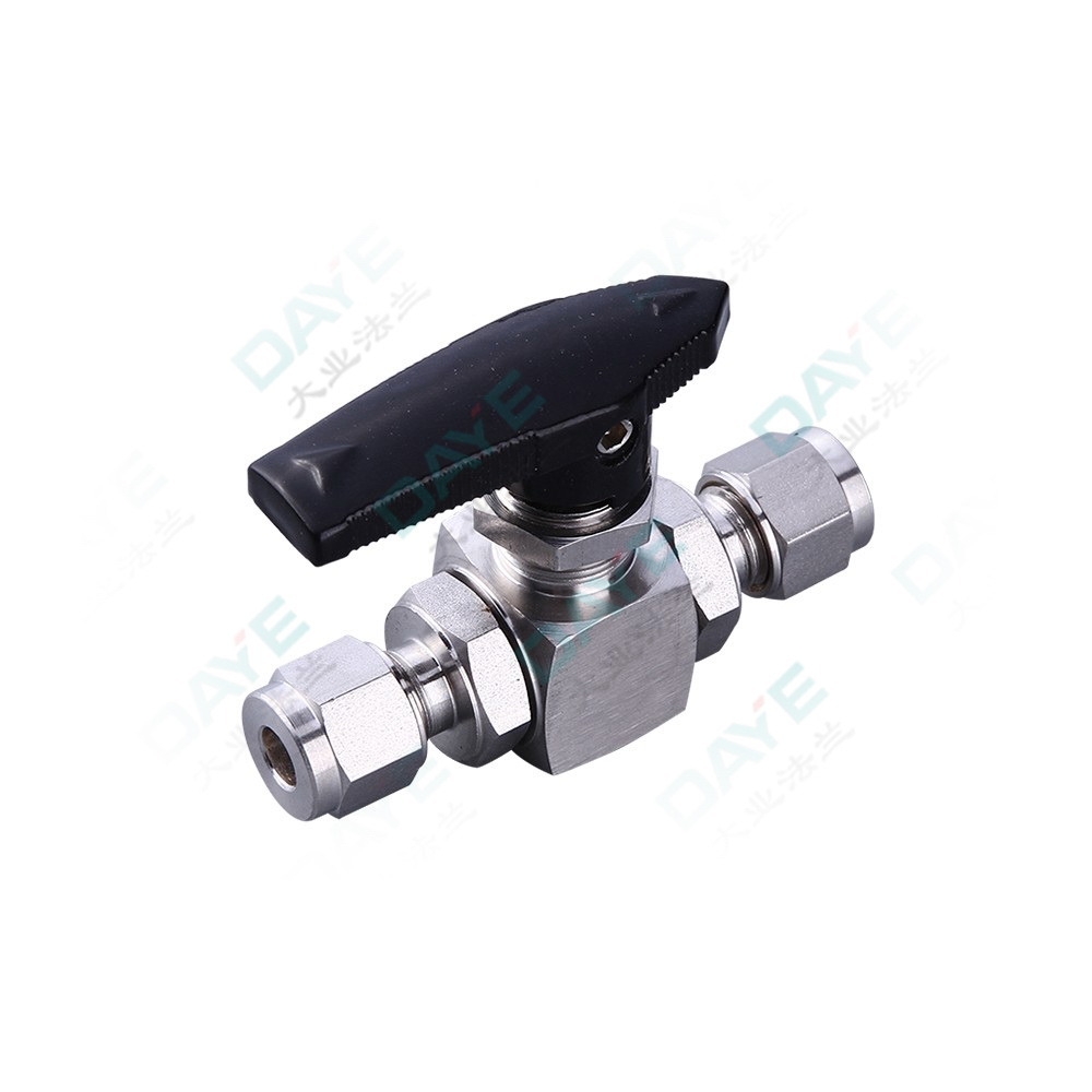 Ferrule ball valve